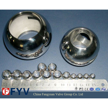 Bolas de válvula de aço inoxidável de alta qualidade para válvula de esfera